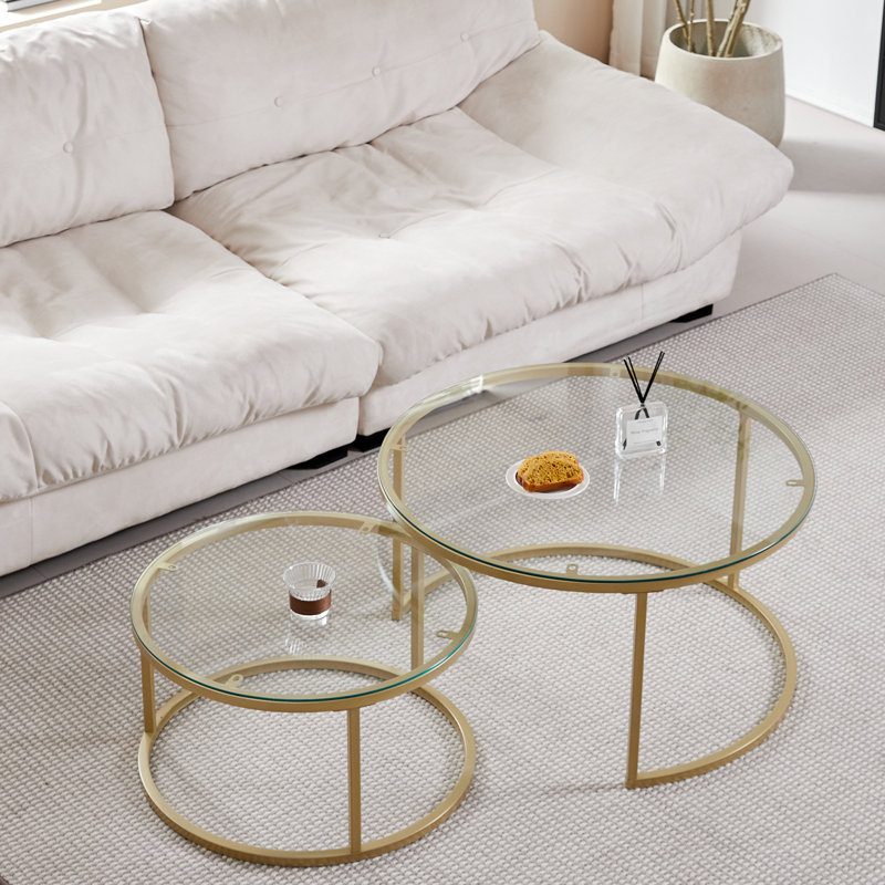 Agatho Coffee Table, 44.5cm H x 60cm L x 60cm W