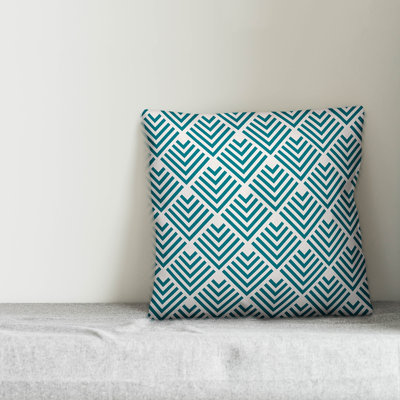 Geometric Arrow Outdoor Throw Pillow