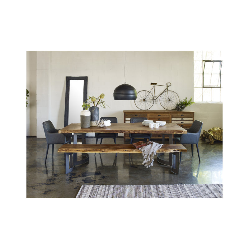 Kenmore Dining Table, Brown, 118" L x 40" W