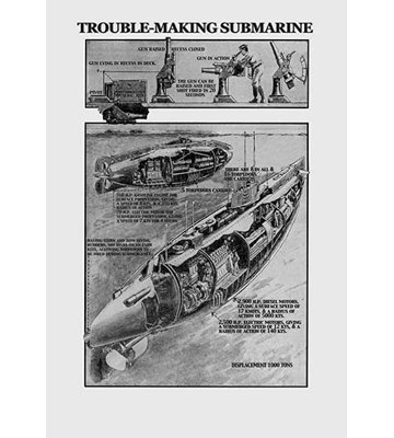 " Trouble-Making Submarine " by London Graphic