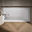 Archer® Alcove Bath with Bask Heated Surface, Integral Apron, Tile Flange-795335-74703779