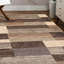 Tapis de couloir ou tapis d'intérieur à motif de patchwork géométrique contemporain Valenti-24762013