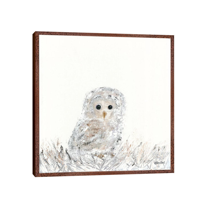 Good Night Little One 1 Piece Painting on Canvas, 45.72cm H x 45.72cm W x 3.81cm D, Classic Brown Wood Framed
