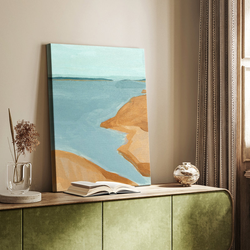 «Out on the Sandbar I» - galerie personnalisée enveloppée Cavas, H 60 po x l 40 po