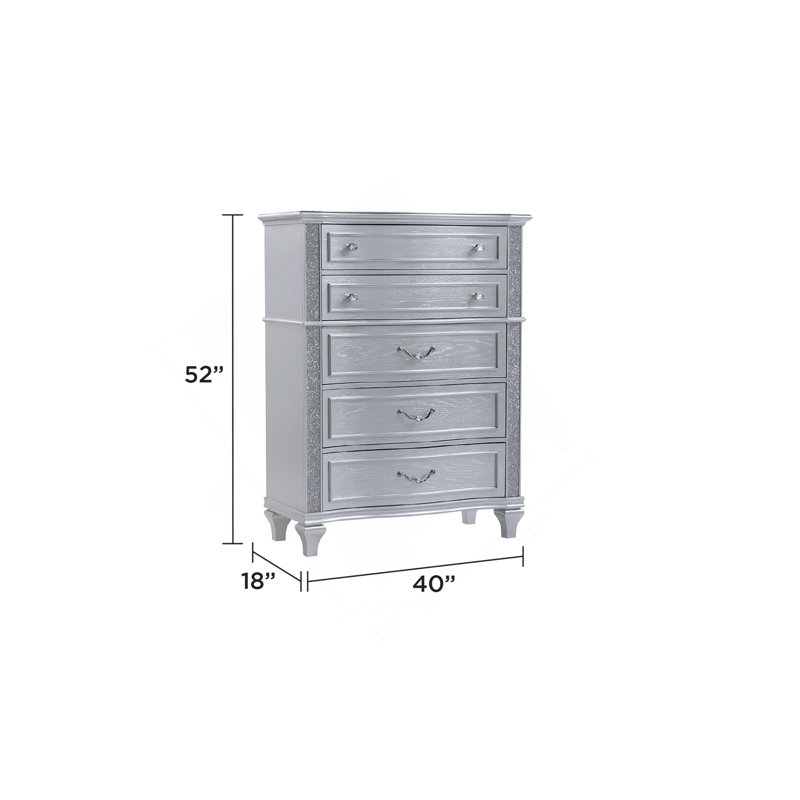 Commode 5 tiroirs Mystic