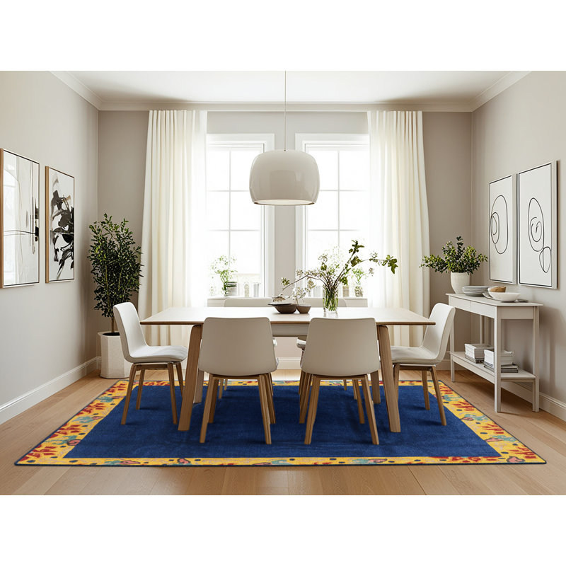 Abstract Indoor Rug, Rectangle 7' x 10'