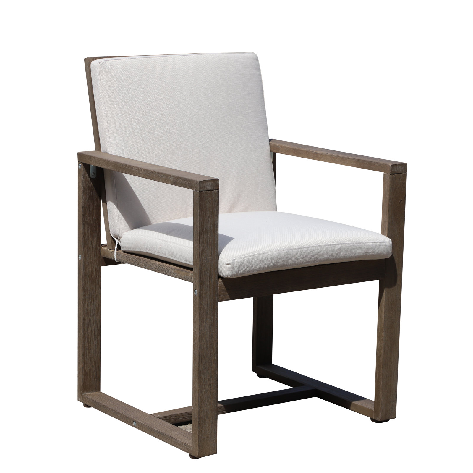 Joly 87" Eucalyptus Patio Dining Set