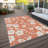 Ensa Coral Washable Indoor-Outdoor Rug - -354611909