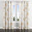 Abstract Curtains for bedroom - Modern Beige And Cream Dew Grommet Curtain - 1 Panel-1833744983-1833744982