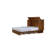 Queen Solid Wood Storage Murphy Bed with Mattress and Power Outlets