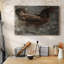Poule rouge sur toile tendue-1327682711