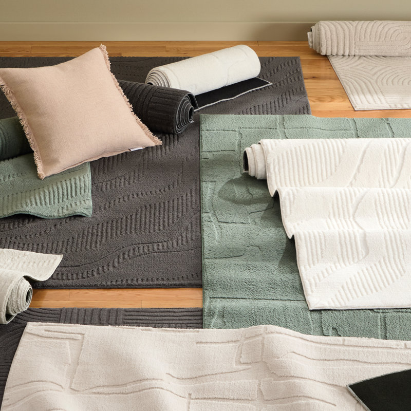 TOWN & COUNTRY EVERYDAY Rae Everwash® Machine Washable Area Rug 1'7x7'2 Sage Green, Runner 1'7" x 7'2"