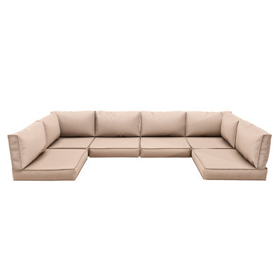 14 - Piece Outdoor Seat/Back Cushion by Latitude Run 14 - Piece Outdoor Seat/Back Cushion by Latitude Run