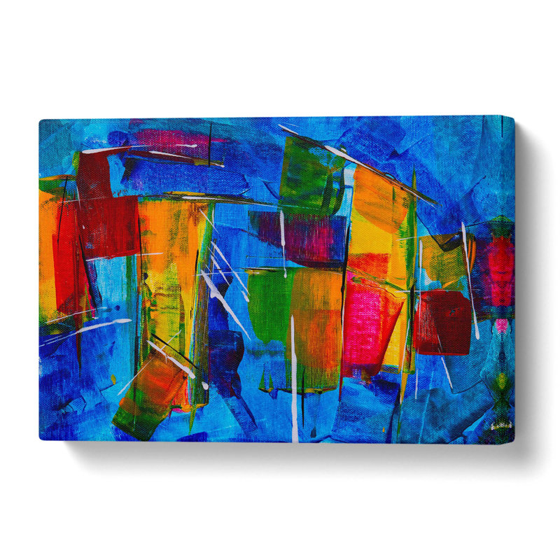 Abstract Vol.440 - Wrapped Canvas Painting, 91.4 cm H x 61 cm W