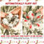 Arbre de Noël floqué pré-éclairé avec 200 lumières blanc chaud UL, 551 pointes en PVC, fil à mémoire dépliable, assemblage facile et support en métal stable-34917678