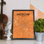 Moscow City Map - Unframed Graphic Art Print on Paper-2088012258-2088012263