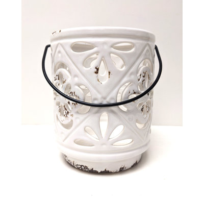 7'' H Ceramic Tabletop Lantern