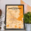 Amsterdam City Map - No Frame Print-396963316