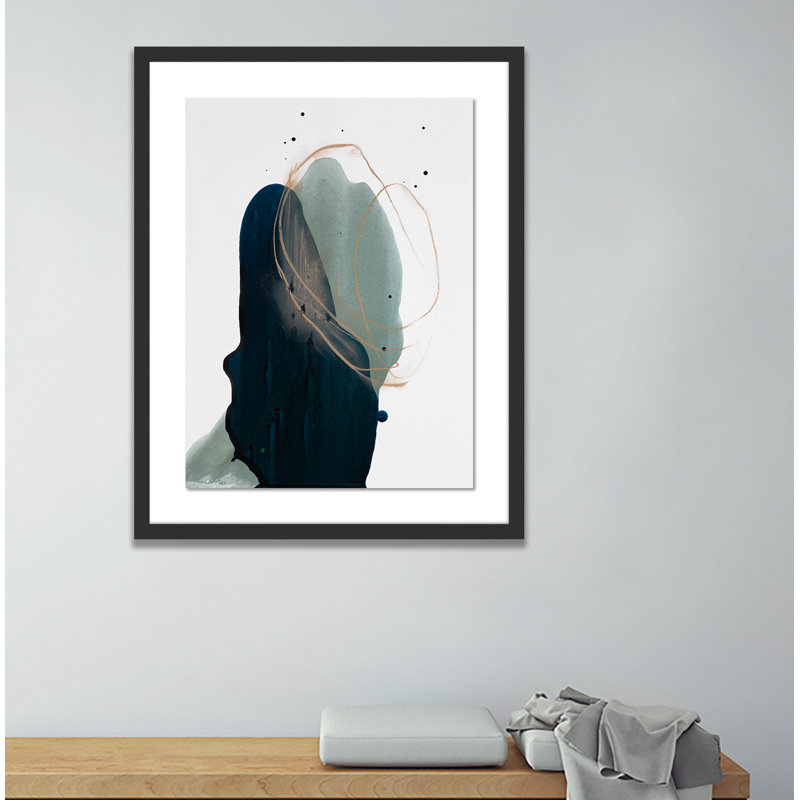 Sincerity Painting by Kim Whiteside, 40" H x 32" W x 2.5" D, Black