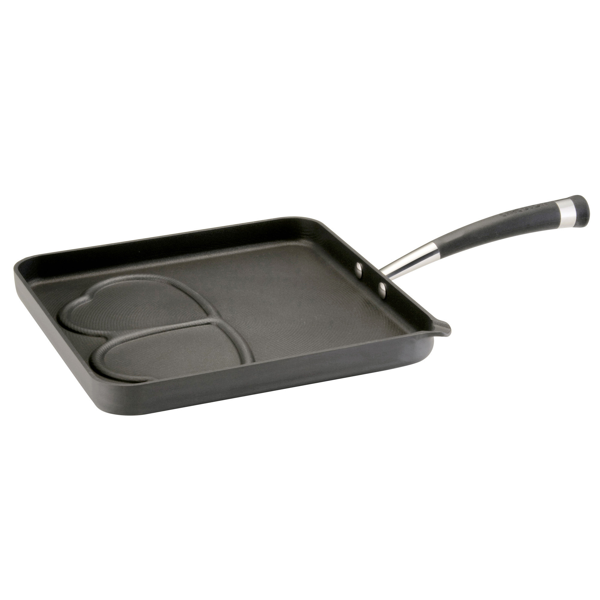 Bergner ProChef 11-inch Square Grill Pan - Black
