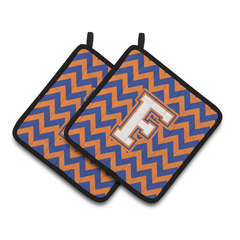 Poignée à chevrons, F, Bleu/orange