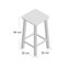 Farris Solid Wood Counter Stool