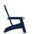 Balasi Modern Dual Slat Back Indoor/Outdoor Adirondack Style Chairs-1950716380