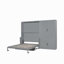 Grand lit escamotable mural avec placard-8007621