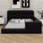Upholstered Platform Bed With Reading Lights-1982148908