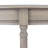 Modern Gaston 28'' Half-Round Console Table – Elegant Solid Wood with Space-Saving Design for Home-338334063