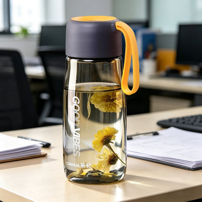 Water Bottle 520ML Large Capacity Plastic Water Cup Summer HeatResistant Tumbler BPAFree LeakProof Water Bottle For OutdoorOffice Daily Use