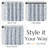Blackout Floral Rod Pocket Curtains-807790122-828953216