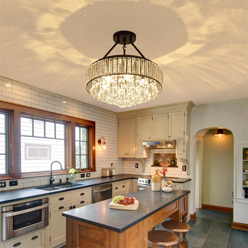 Hamblin Chandelier, Matte Black
