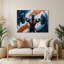 Art mural en métal bleu Sports CrossFit