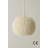 Elegant Adjustable Chandelier, White Plastic Body, Ø13.8 x 13.8 inches | Height: 13.8 - 29.5 inches | 1 x E27 Socket (Max 40W, Bulb Not Included) | Modern Design for Stylish Home Décor & Lighting Solutions, IP20 Rated