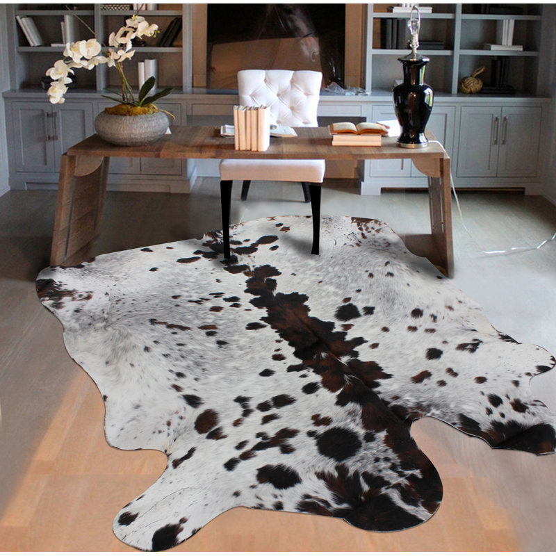 Delvale Cowhide Animal Print Indoor Rug