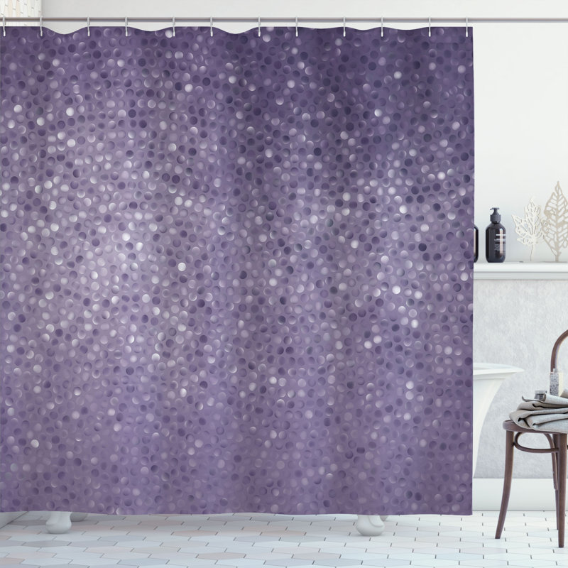Ensemble de rideau de douche + crochets, H 69 po x l 75 po, Indigo foncé