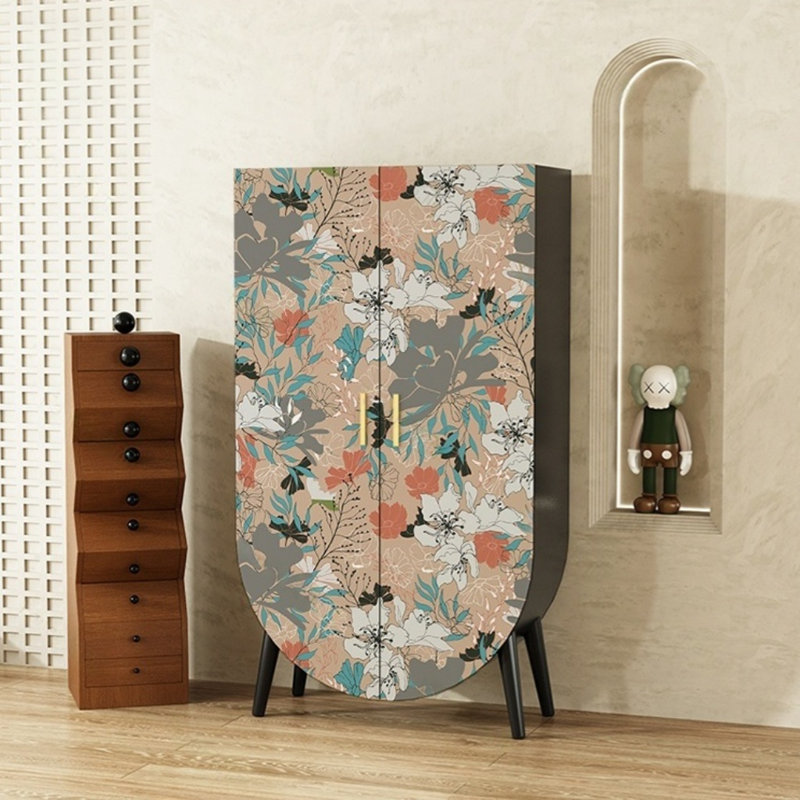 Modern Retro Floral Wardrobe