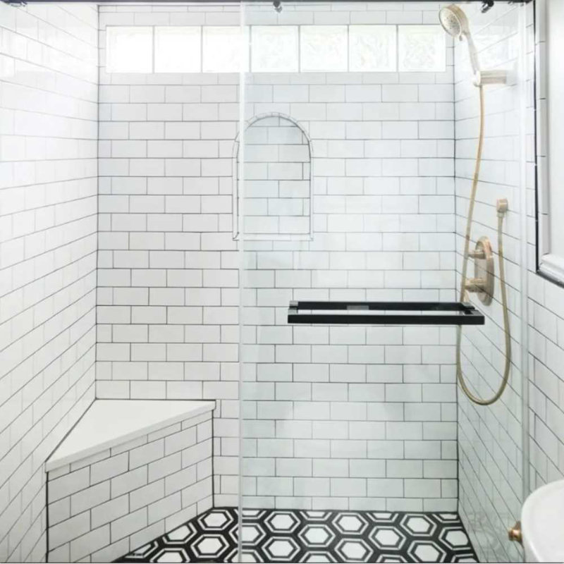 Santorini 12" X 12" Marble Mosaic Wall & Floor Tile, Brown