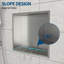 Niche de douche en acier inoxydable 15 po x 13 po, nickel brossé-2140180276-2140180277