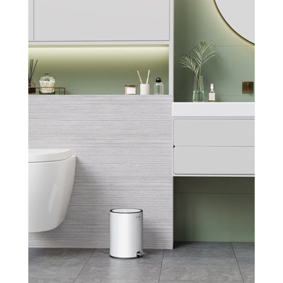 Rasto Steel Step On Kitchen Rubbish Bin