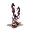 SCULPTURE DE TABLE DE CHEVAL EN ACIER