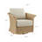 Cimone Outdoor Swivel Wicker Chair