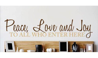 Text & Numbers Non-Wall Damaging Wall Decal