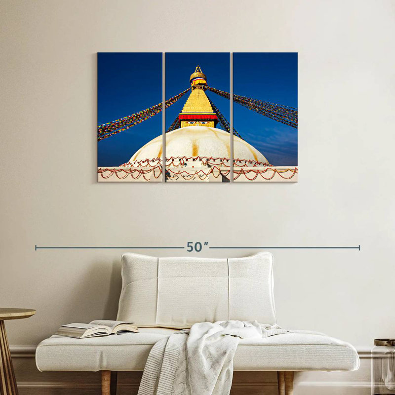 Adella Boudhanath Stupa, 24" H x 38" W