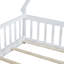 Lit simple en forme de tente, lit avec garde-corps, lattes et porte, blanc-1502258152