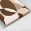 Art abstrait sur toile beige-632618721