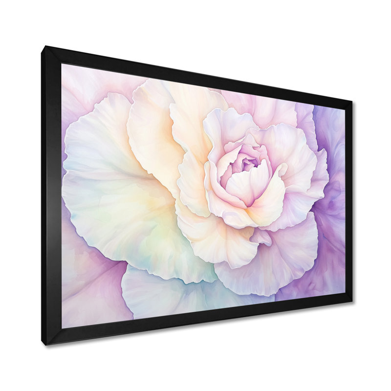 Lavande, étreinte de fleur d'œillet I, Reproduction encadrée d'une seule photo sans pass, Black, H 12 po x l 20 po