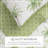 Green / White Palm Tree Reversible Coastal Quilt Set with Shams-110847221