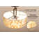 Alysa Shell Semi Flush Mount